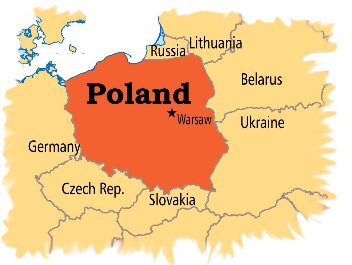 poljska je mapa kapitala
