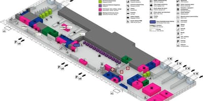 Mapa Varšavi modlin 